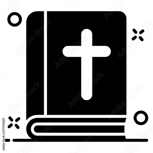 
Plus on a book, bible in editable style 
