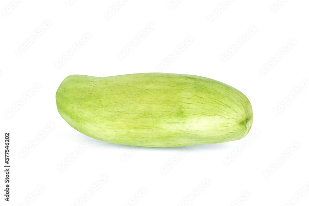 peeled green mango isolated on white background peeled green mango isolated on white background