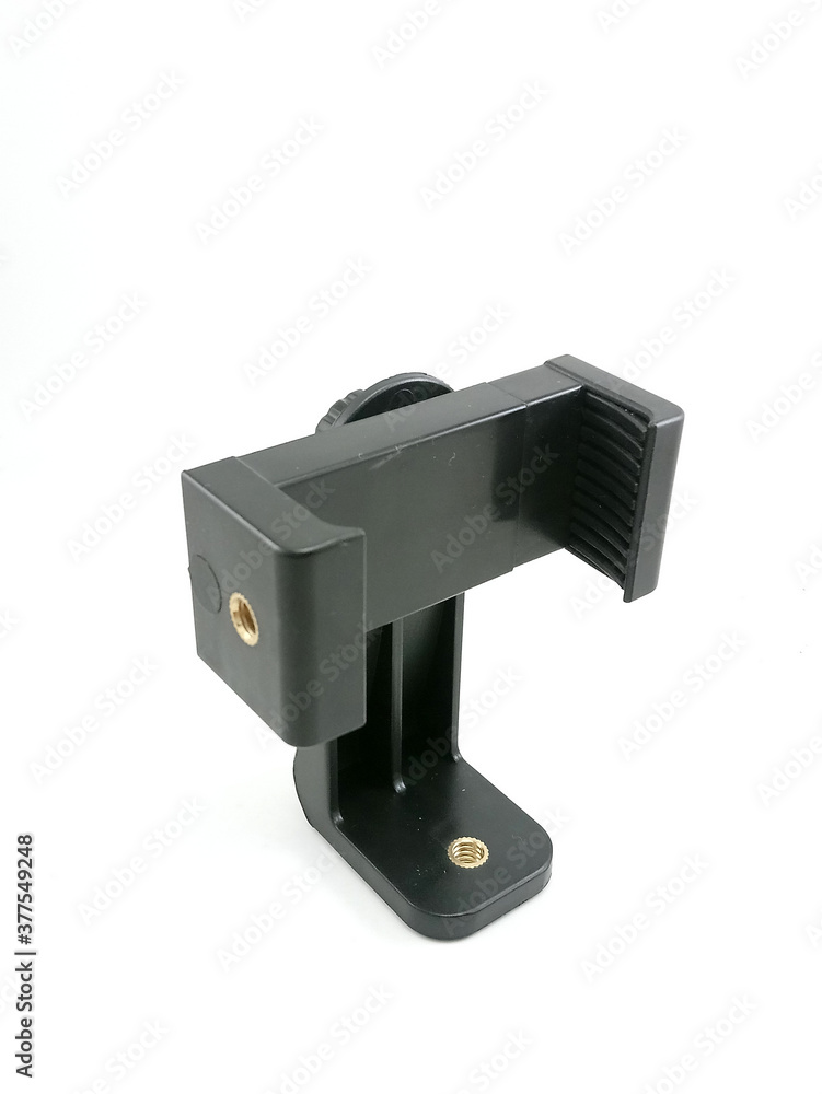 Smartphone black holder attachment for tripod Smartphone black holder attachment for tripod