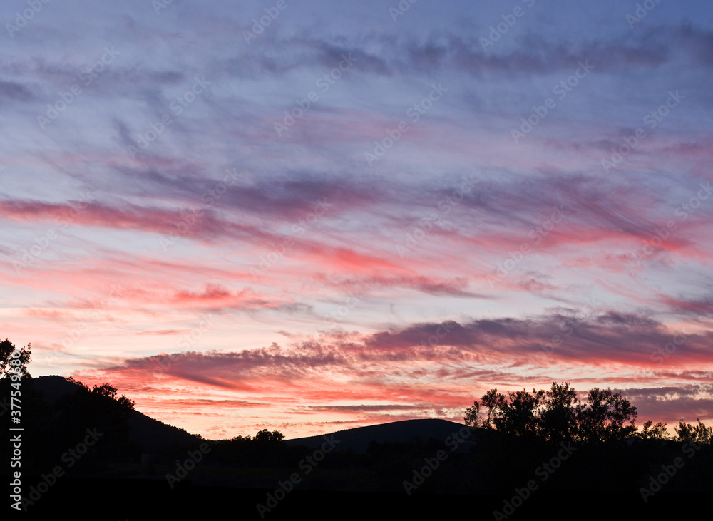 Obraz premium Atardecer en la Codosera - Badajoz