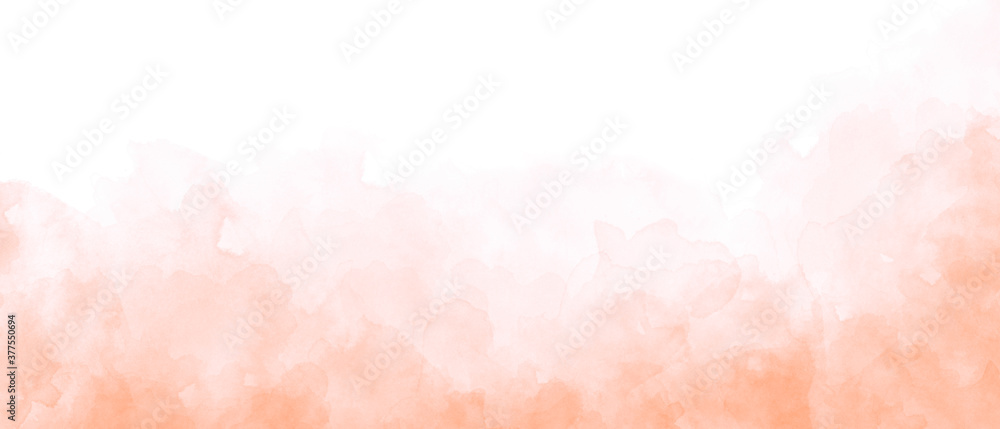 White to light pink abstract gradient watercolor background