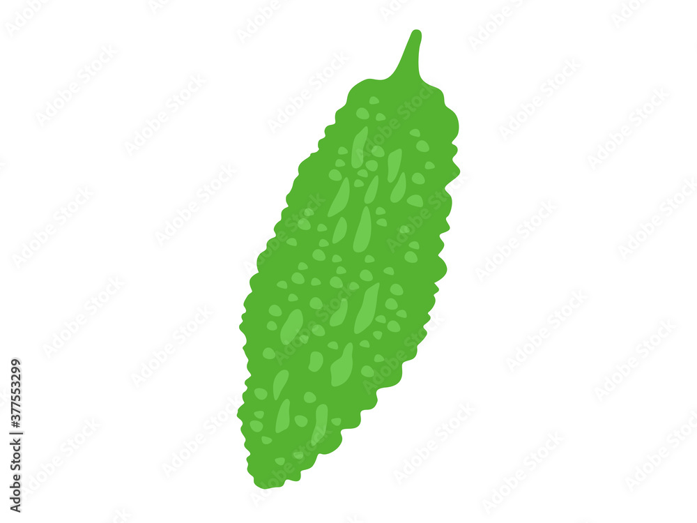 Naklejka premium ゴーヤのイラスト