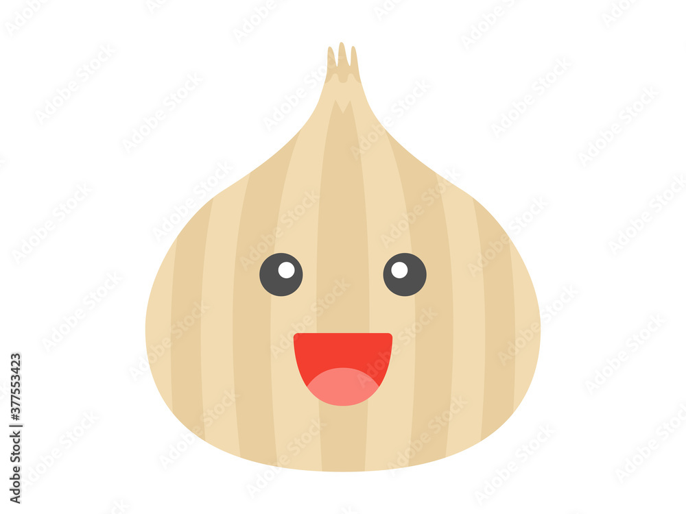 玉ねぎのキャラクターのイラスト Vector De Stock Adobe Stock