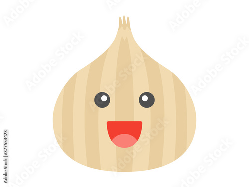 玉ねぎのキャラクターのイラスト