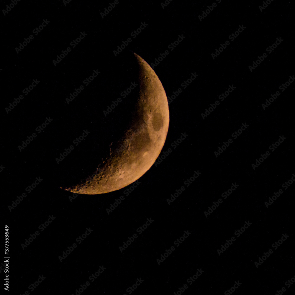 Red moon in the august sky Red moon in the august sky