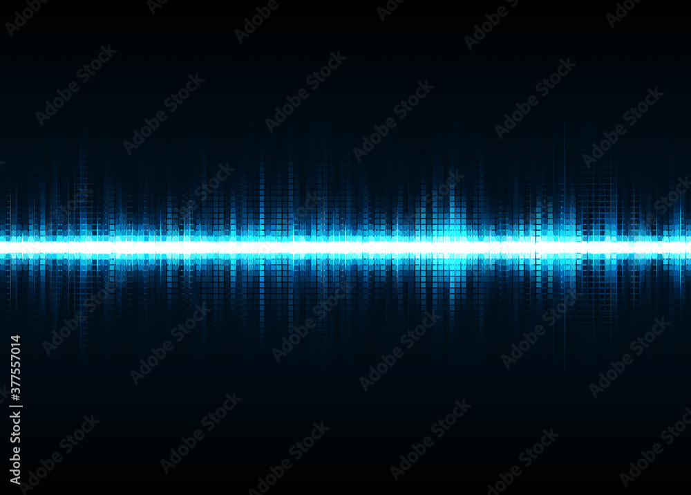 Sound waves background Sound waves background