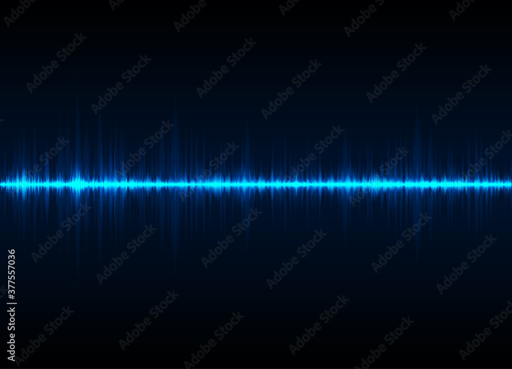 Sound waves background Sound waves background