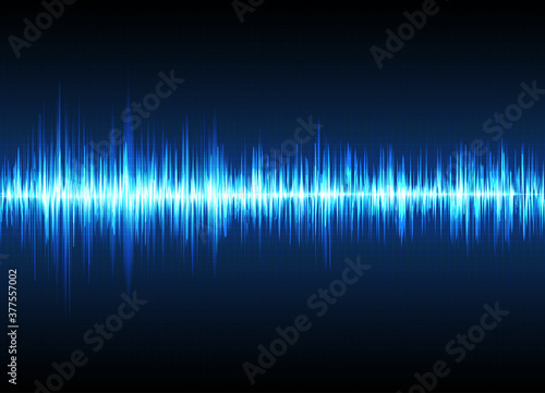 Sound waves background