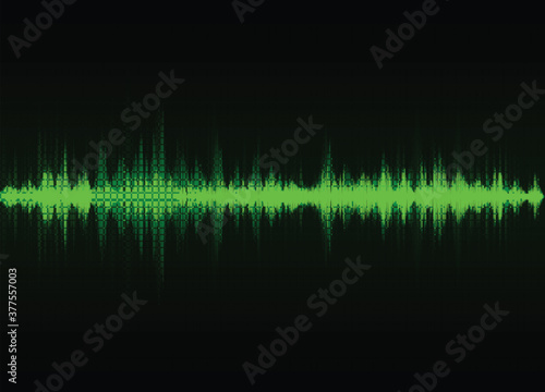 Sound waves background