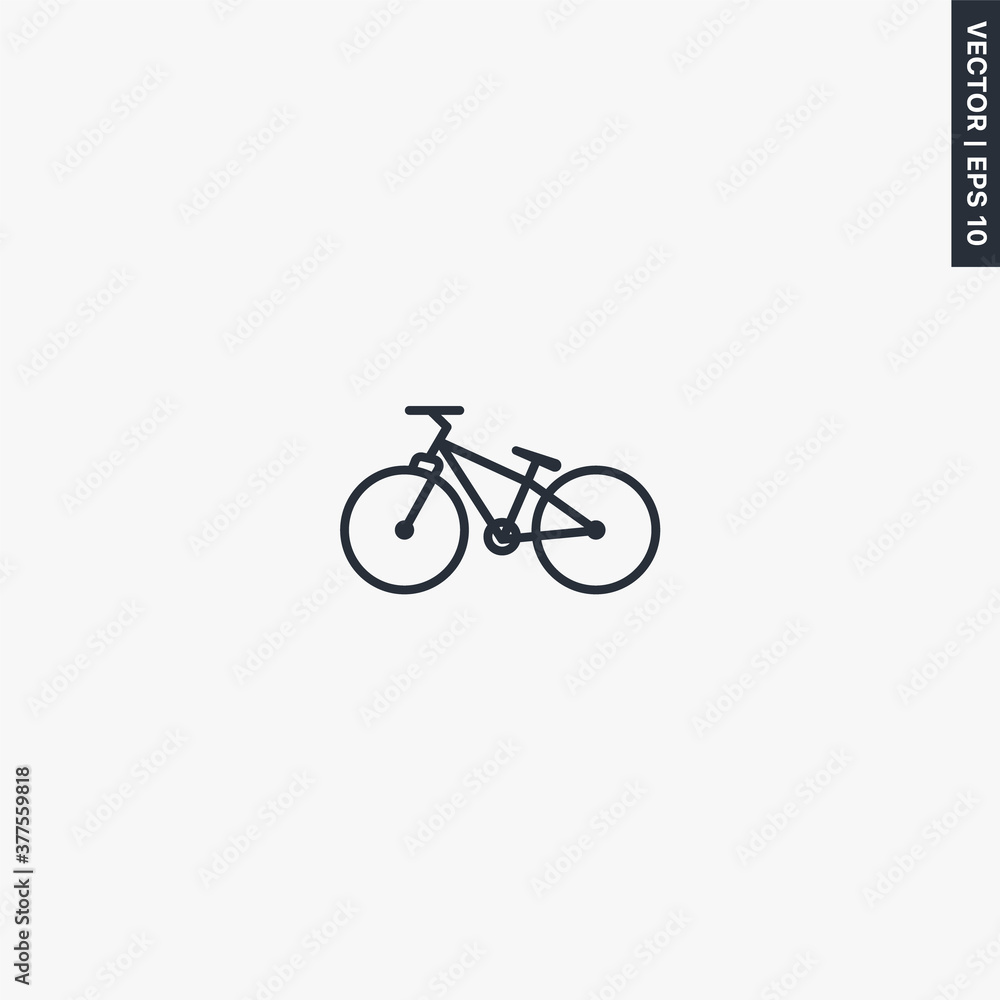 Dirt bike, linear style sign for mobile concept and web design Dirt bike, linear style sign for mobile concept and web design