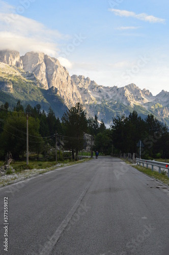 The stunning mountain scenery in the Valbona Valley in Albania © ChrisOvergaard