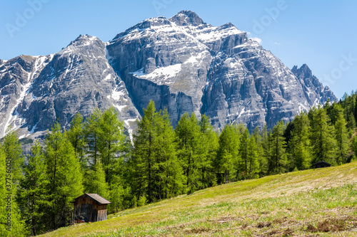 Kirchdach mountain in the Stubai Alps in Tyrol, Austria.