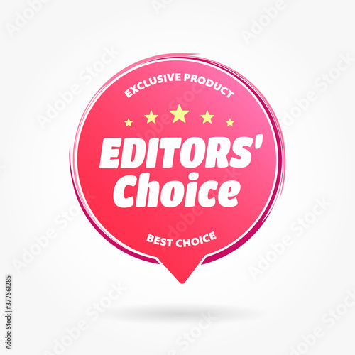 Editors' Choice Shopping Round Tag