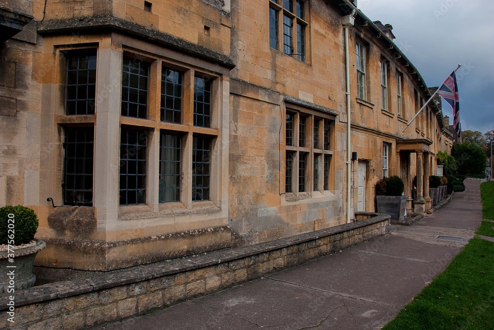 Buildings in the village of Chipping Campden in the Cotswolds, UK