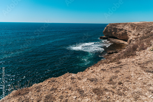 rocks and sea