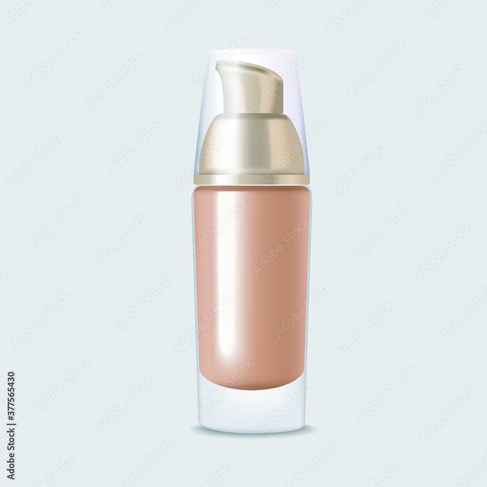 realistic illustration of cosmetics on background realistic illustration of cosmetics on background