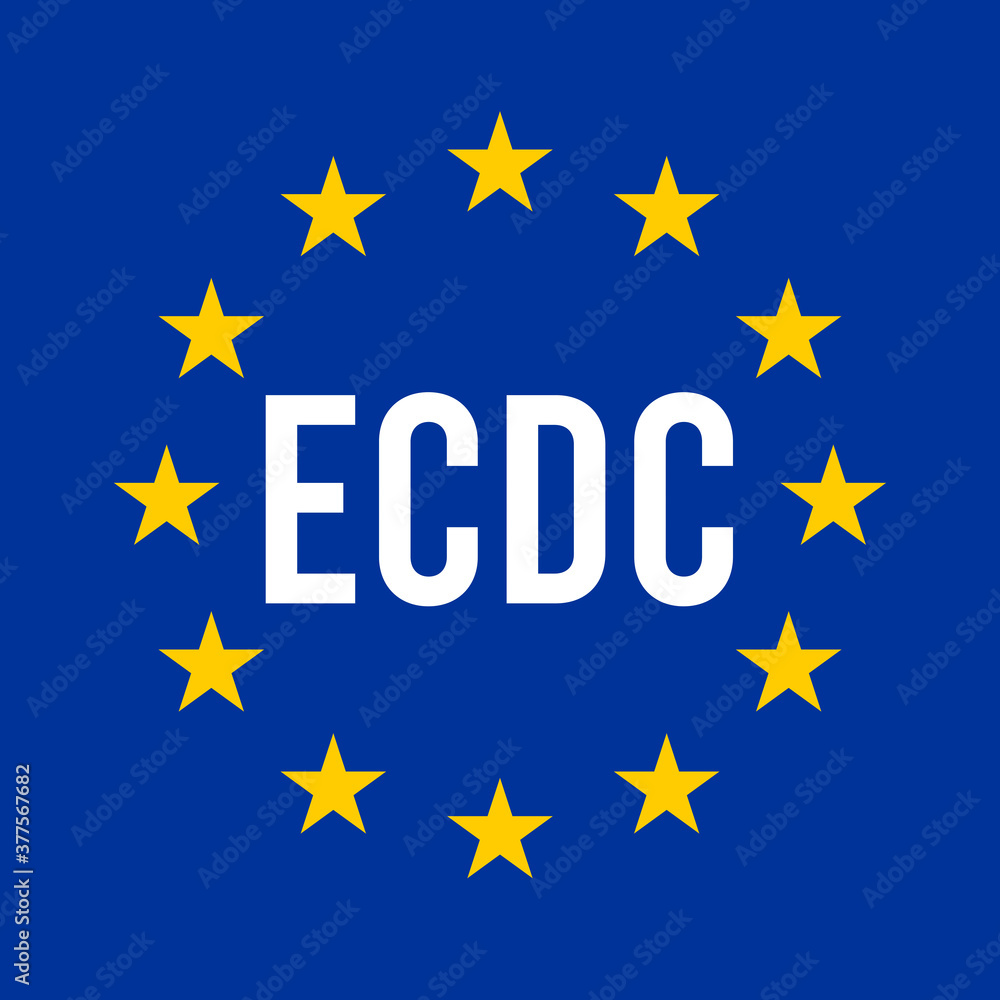 ECDC, European centre for disease prevention and control symbol ECDC, European centre for disease prevention and control symbol