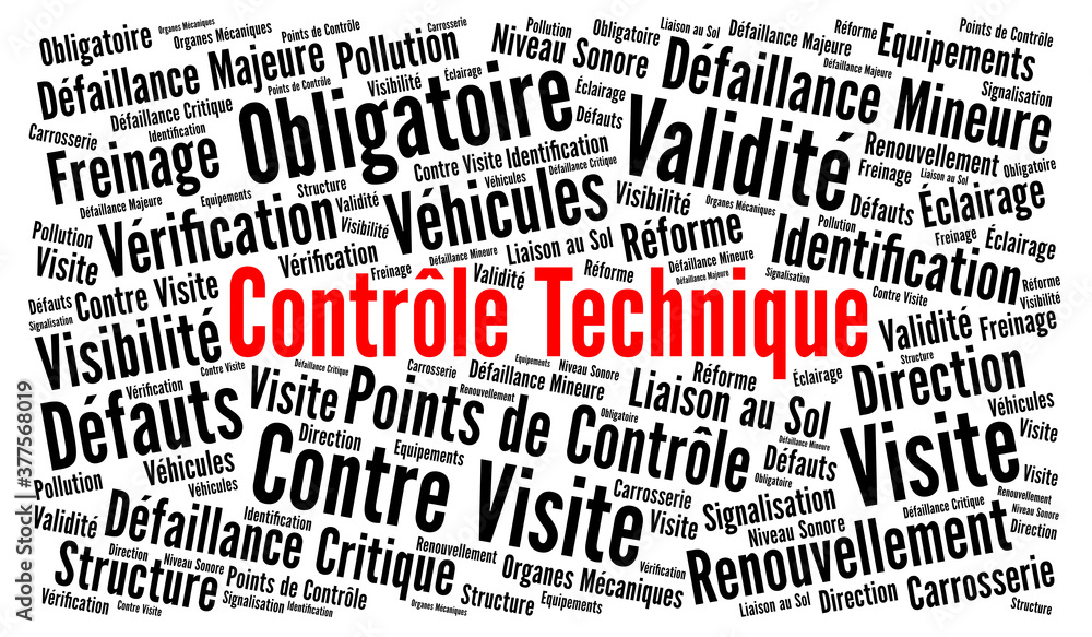 Contrôle technique nuage de mots Contrôle technique nuage de mots