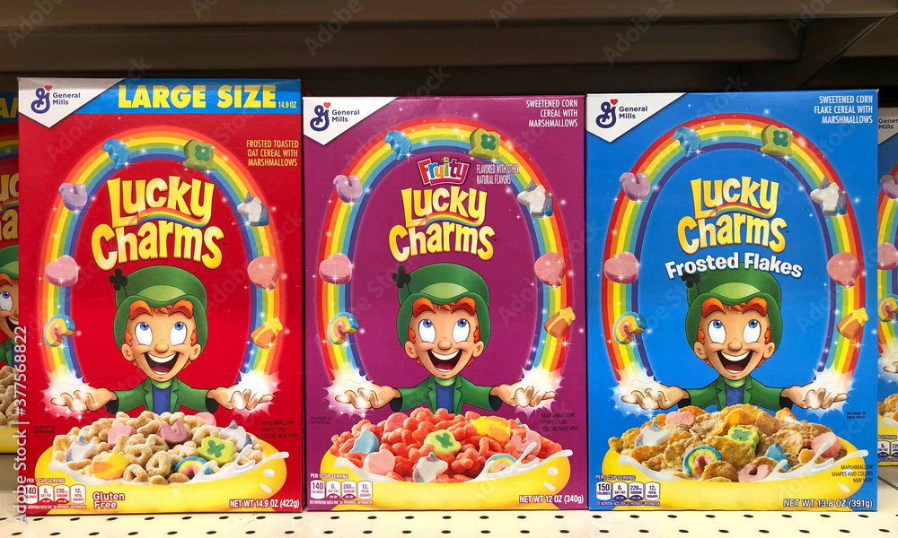 Fruity Lucky Charms, Fruit Cereal