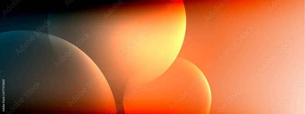 Vector abstract background liquid bubble circles on fluid gradient with shadows and light effects. Shiny design templates for text Vector abstract background liquid bubble circles on fluid gradient with shadows and light effects. Shiny design templates for text