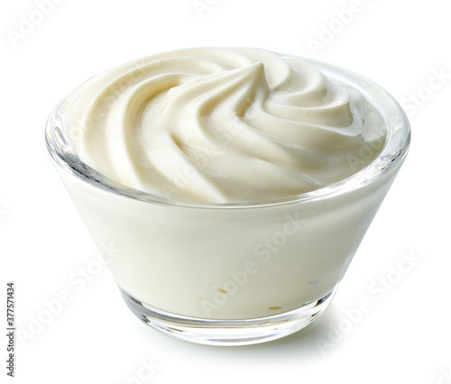 bowl of whipped cream cheese
