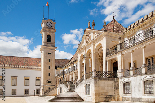 Coimbra old university view