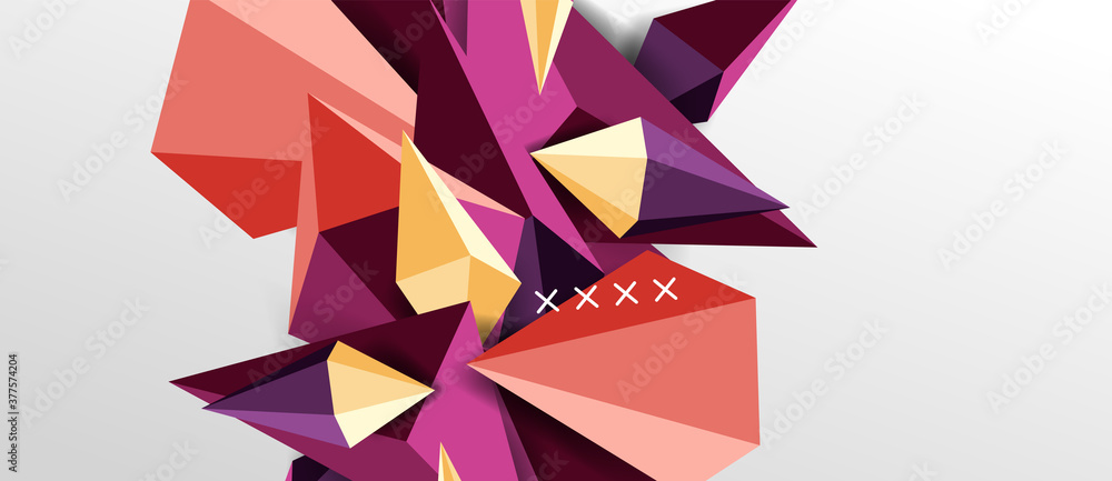 3d low poly abstract shape background vector illustration 3d low poly abstract shape background vector illustration