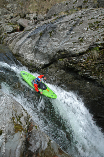 kayaking drop Egua river