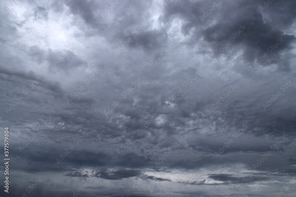 Background of a sky with storm clouds