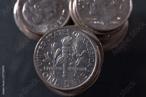 US dime coins