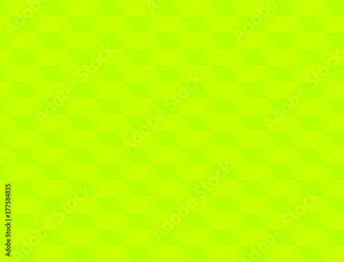 Green background with convex squares. Seamless vector illustration.