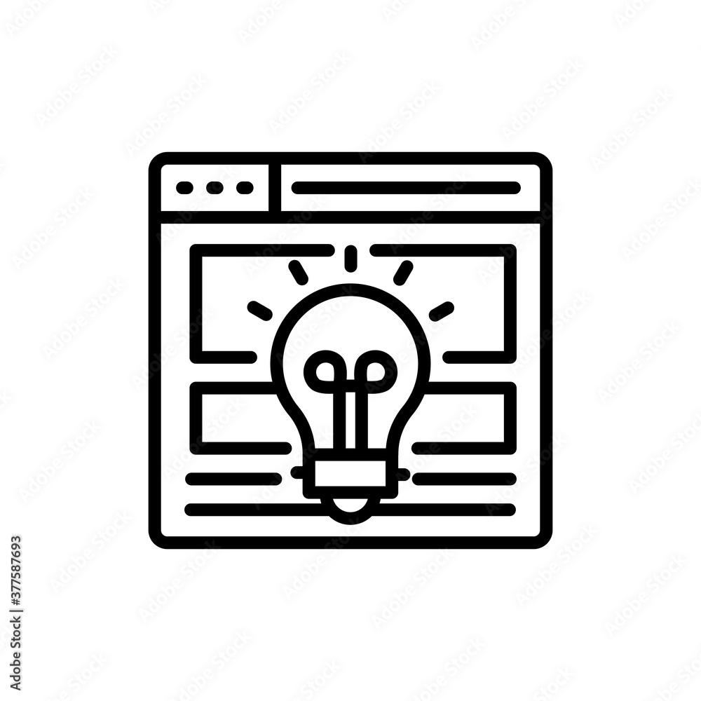 Creative Layout Vector outline Icon. Eps 10 Creative Layout Vector outline Icon. Eps 10