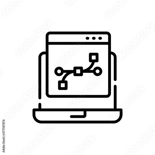 Web Design Vector outline Icon. Eps 10