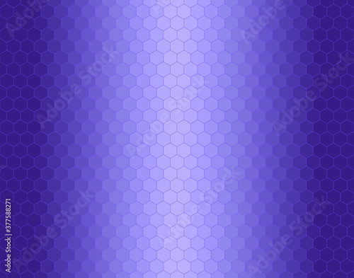 Blue honeycomb mosaic. Seamless vector illustration. © Karine
