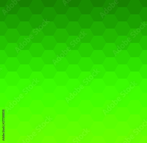 Green honeycomb mosaic. Vector illustration. 