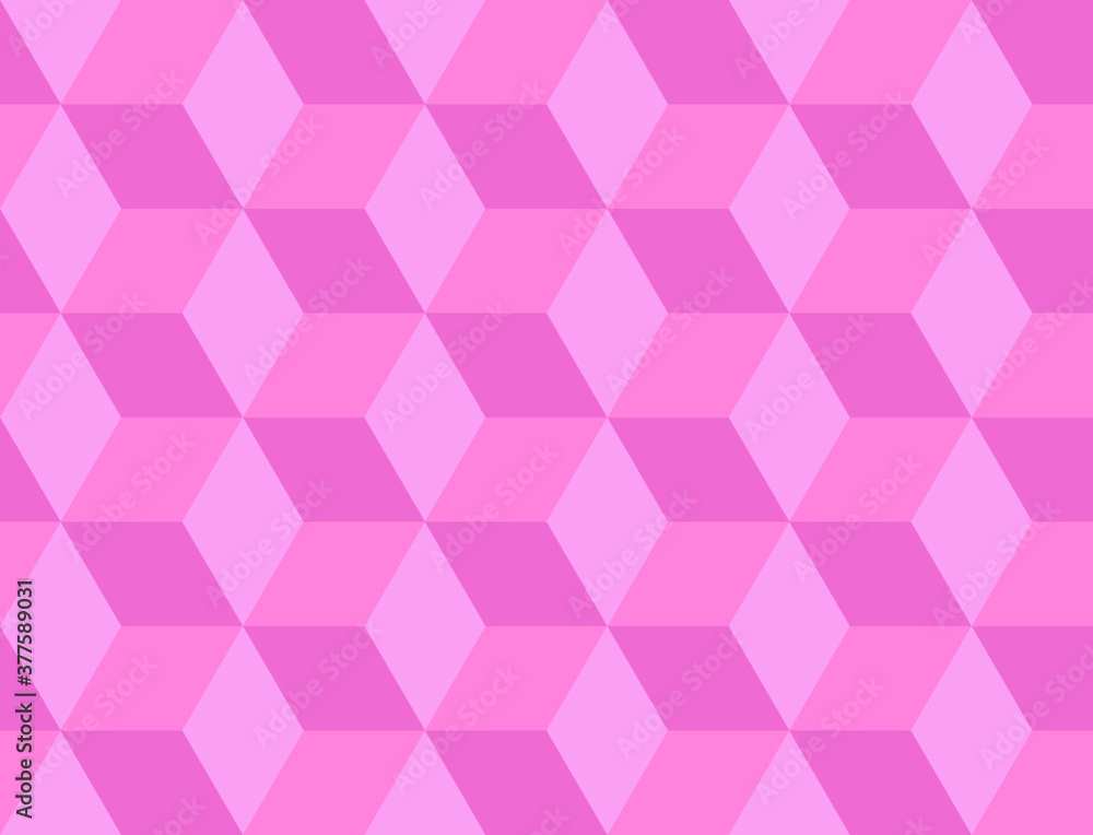 Pink background with convex squares. Seamless vector illustration. Pink background with convex squares. Seamless vector illustration.