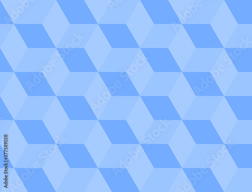 Blue background with convex squares. Seamless vector illustration. © Karine