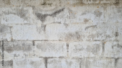 old cinder block wall