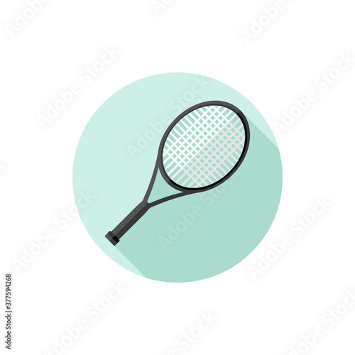 Flat design Tennis Racket © Anna Kodayová