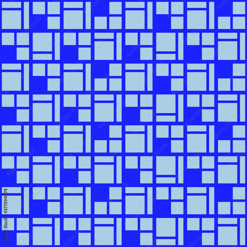 Random Square Seamless Repeat Pattern Background