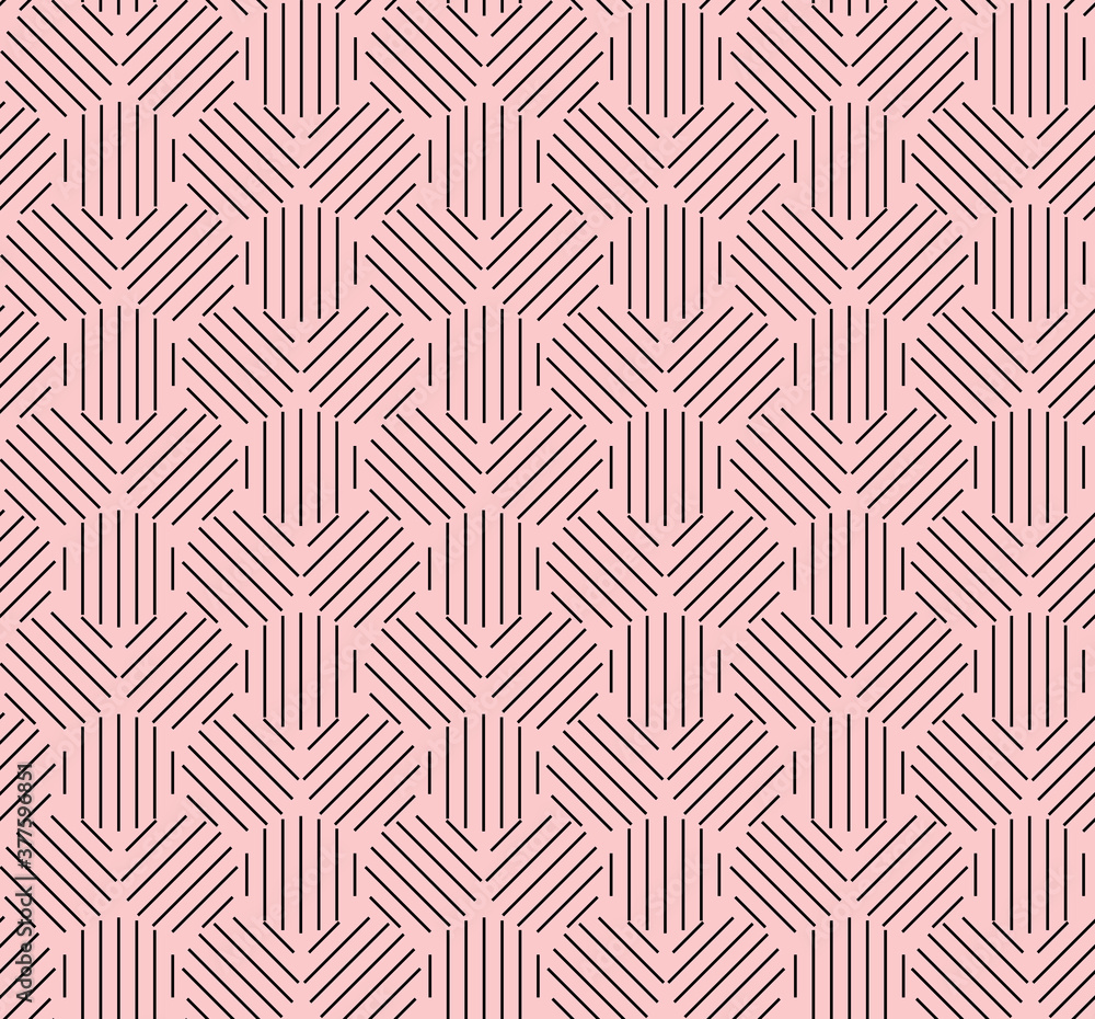 Lines in a circle with three angles seamless repeat pattern background Lines in a circle with three angles seamless repeat pattern background