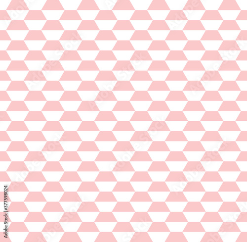 Half Hexagonal Seamless Repeat Pattern Background