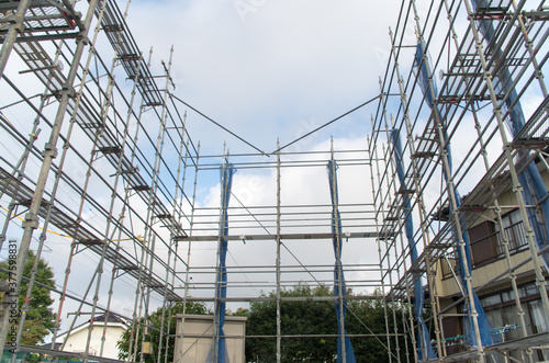 Wallpaper Mural 建設現場　足場 Torontodigital.ca