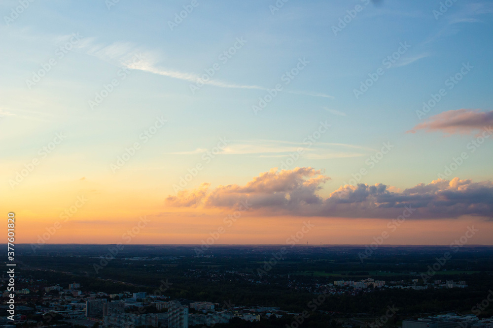 Dawn on the city