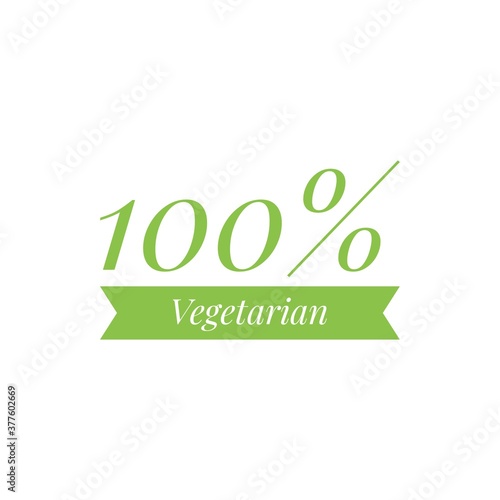 Vegetarian/vegan sign for food packaging design