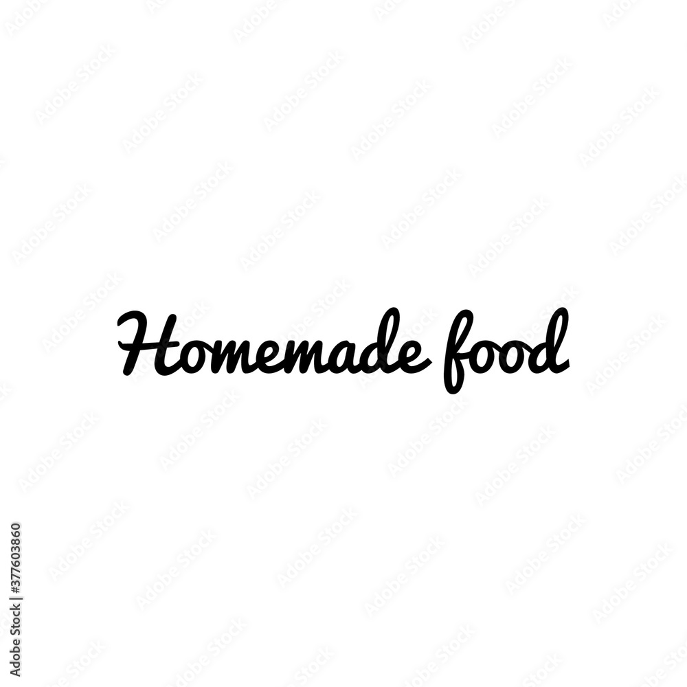 ''Homemade food'' sign