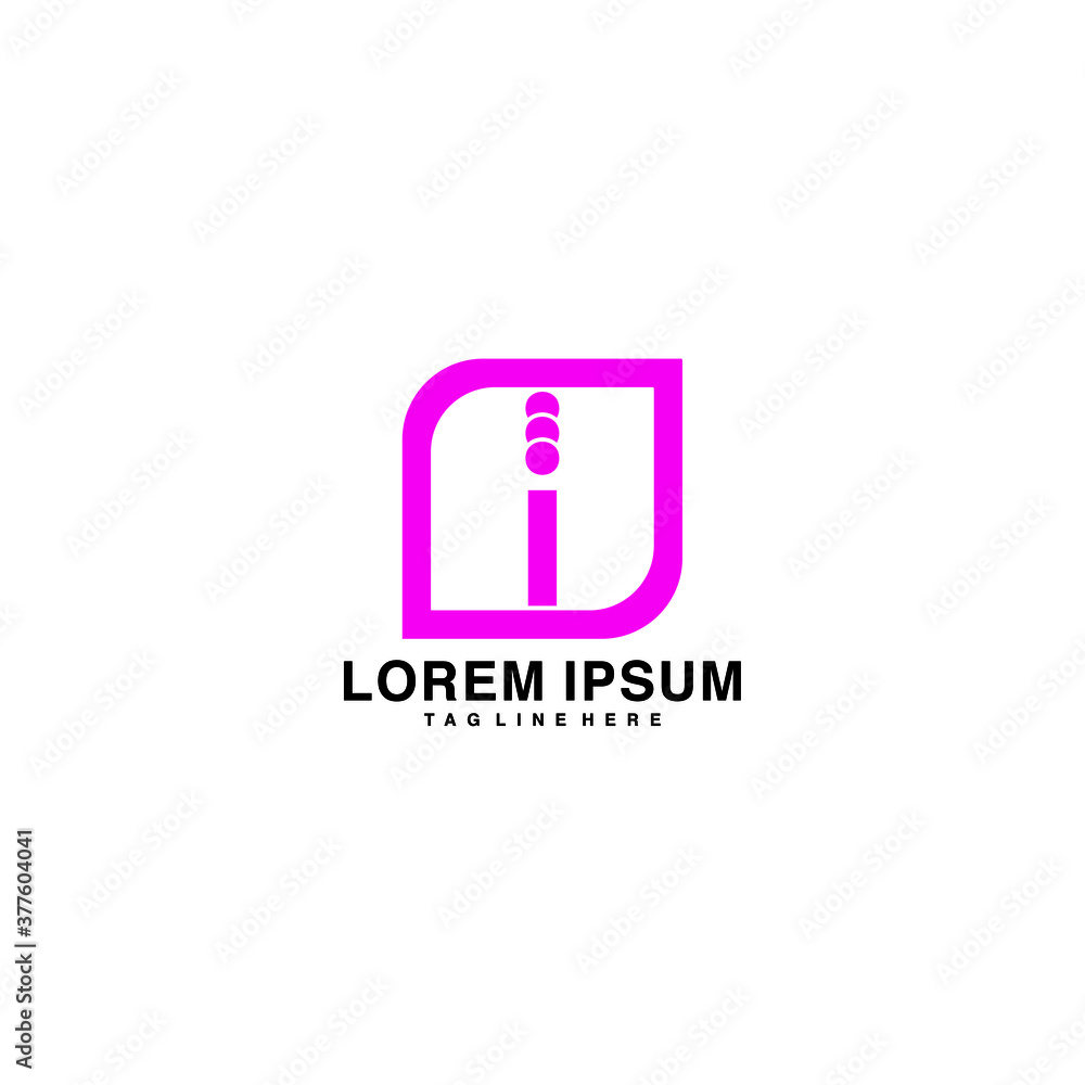 Letter I logo icon design template elements - vector sign Letter I logo icon design template elements - vector sign
