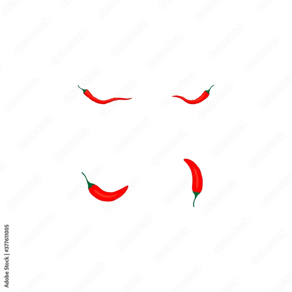 Obraz premium chili logo