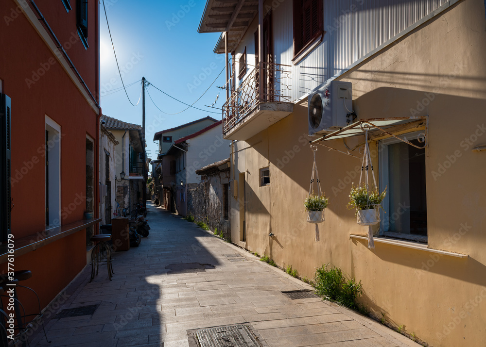 Side street on Lefkada island.