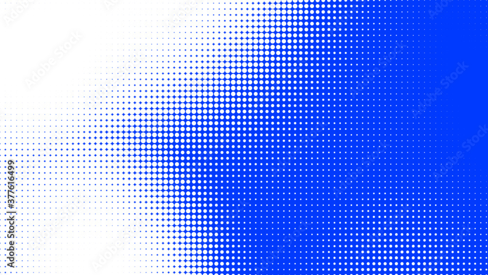 Dots halftone white blue color pattern gradient texture with technology digital background. Dots pop art comics with summer background. Dots halftone white blue color pattern gradient texture with technology digital background. Dots pop art comics with summer background.